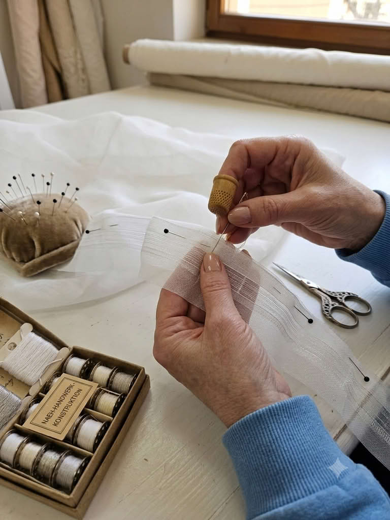 Handarbeit im Atelier