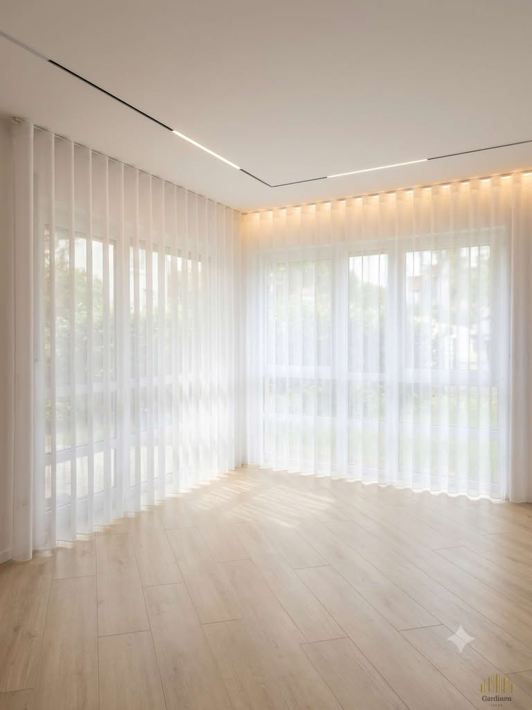 Transparenter Vorhang